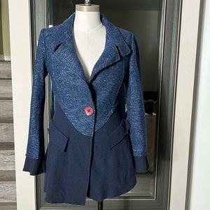 ACNC Fitted Blue Warm Blazer size small